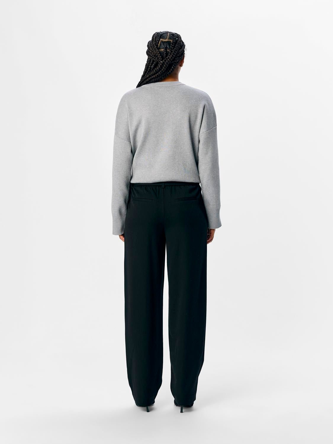 OBJLISA Trousers - Black - VERO MODA & VILA Bergvik